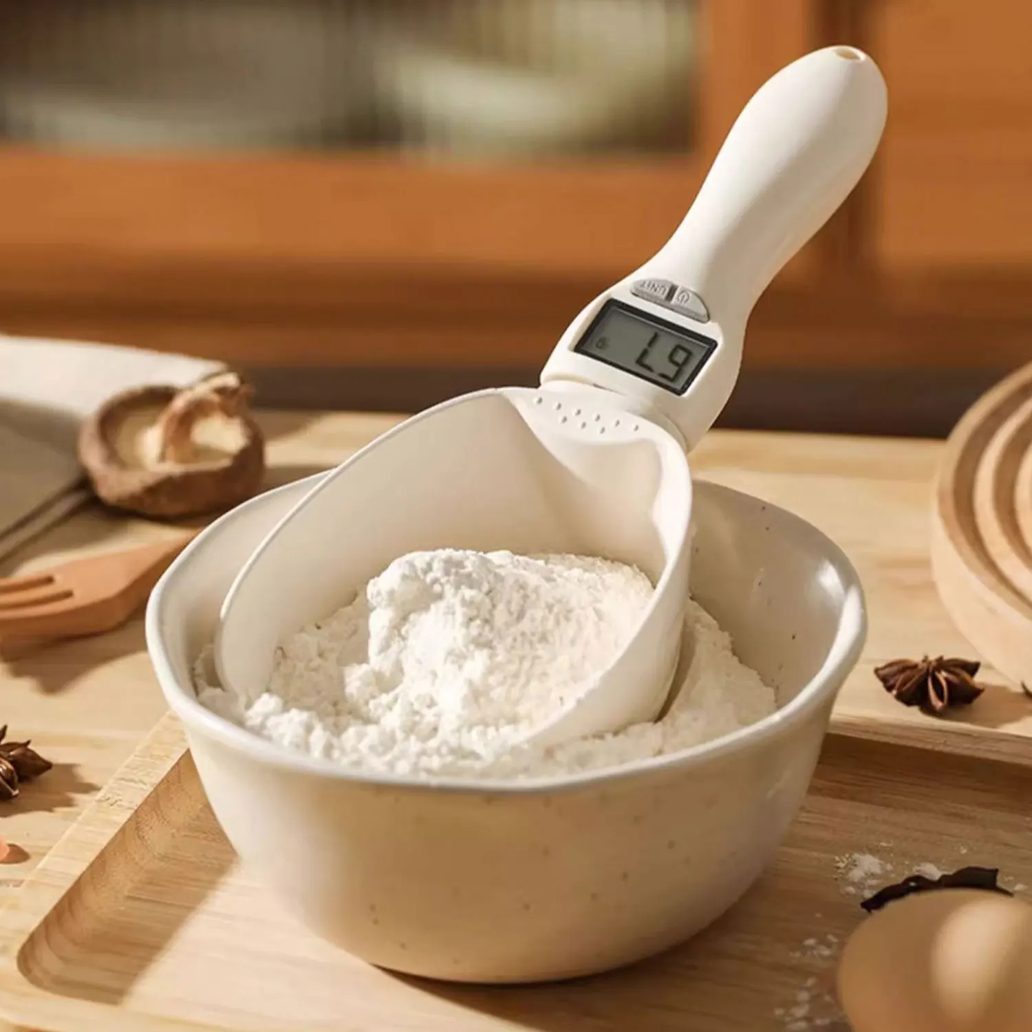 Mini Spoon Scale Digital Kitchen Scale Electronic LCD Food Scale 800g Weight Measuring Tool For Flour Coffee Dog Cat Food Baking