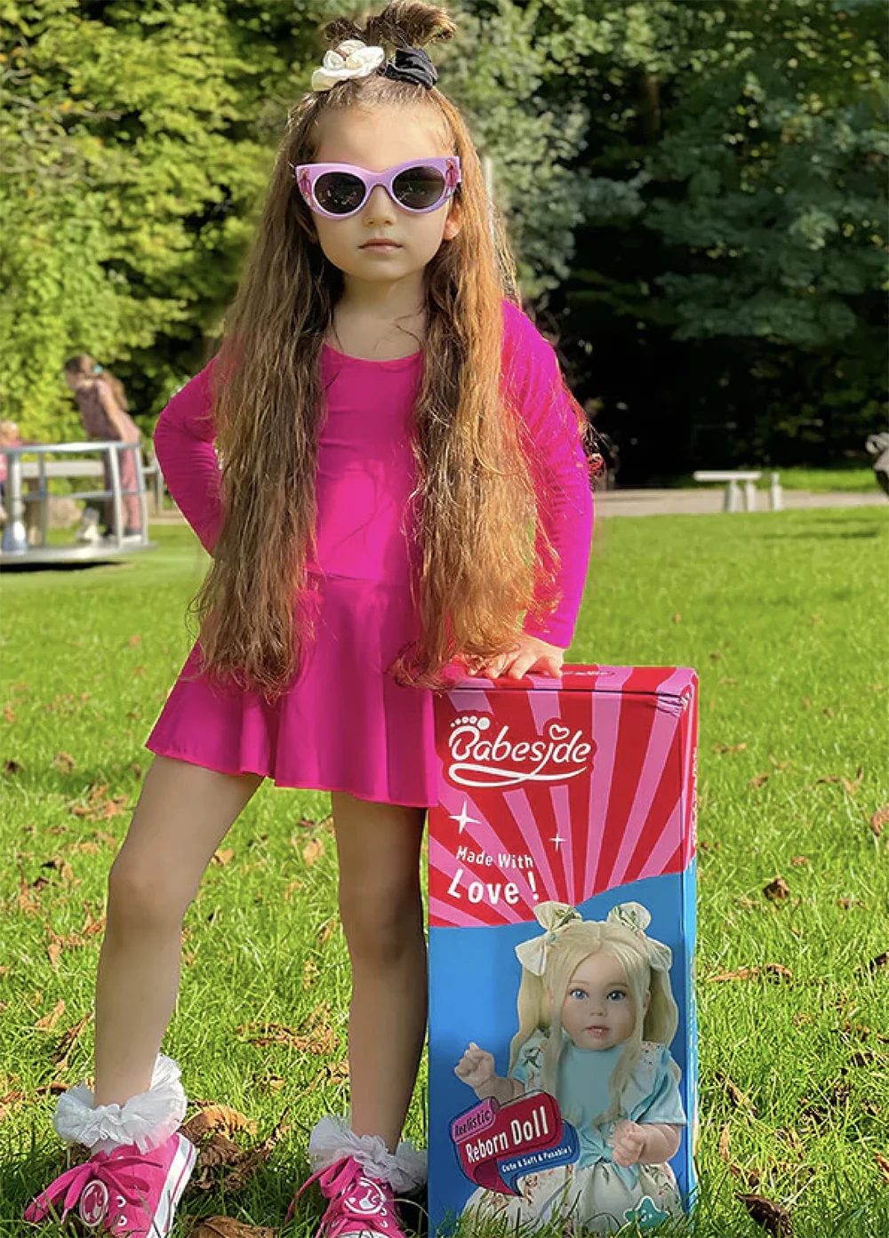 Strój baletowy dla dzieci Speerise z spódniczką, sukienka do tańca dla dziewczynek, nylonowy strój do tańca latynoamerykańskiego z długim rękawem, dekolt okrągły, kostiumy gimnastyczne, odzież.