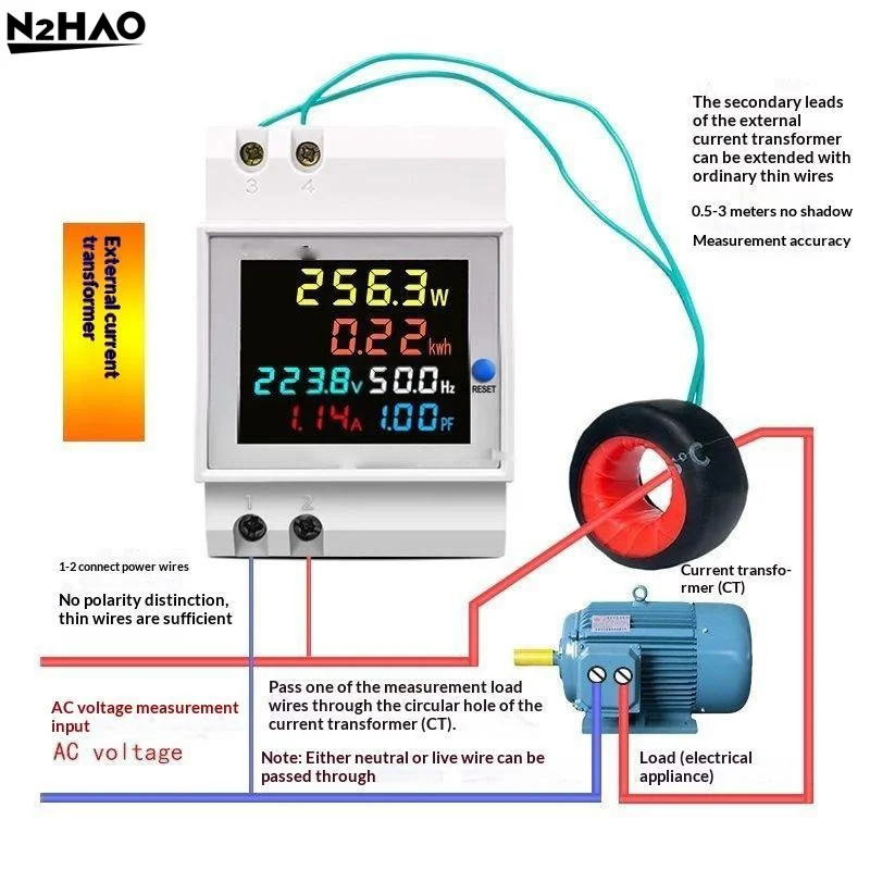 1-unidade-medidor-de-energia-ac250-450v-ac40-300v-100a-monitor-de-consumo-eletrico-voltimetro-amperimetro-medidor-de-potencia-watt-kwh-d52-2066-para-trilho-din