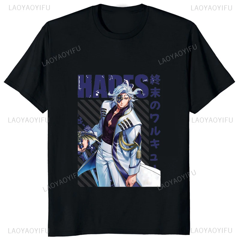 Shuumatsu No Valkyrie Printed Harajuku Man T-shirt Streetwear Hipster Man T Shirt Loose Comfort Breathe Japan Anime Women Tees