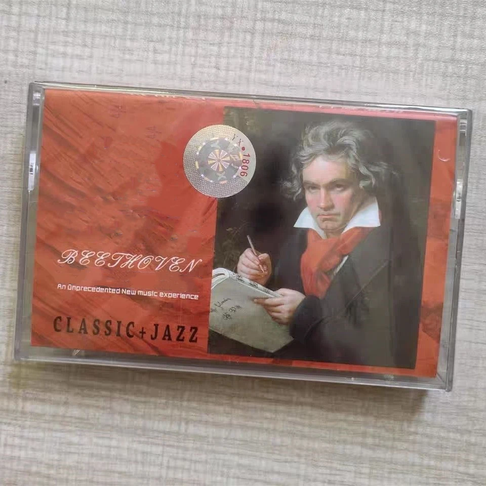 Cinta musical clásica Beethoven, álbum de mejores éxitos, Piano Sonata No.14, Op.27 No.2, casetes, Cosplay, Walkman, caja de rastas sonoras para coche