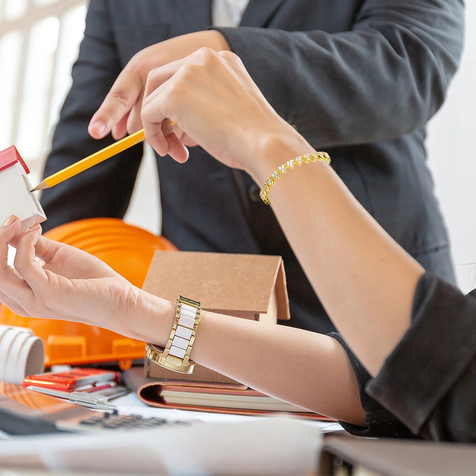 

Elegant Heart Cuban Link Necklace Diamond Cuban Link Choker Attractive Hip Hop Jewelry Gift for Women Hip Hop Jewelry