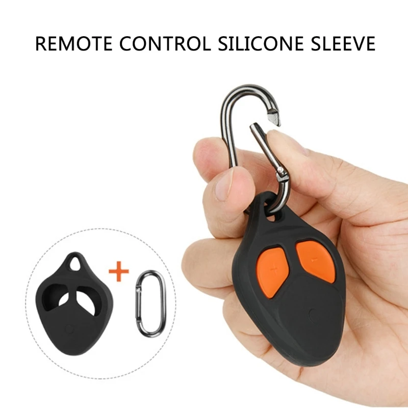 ปลอกซิลิโคนสำหรับ Bushnell Wingman view/golf GPS สำหรับลำโพงระยะไกลที่หุ้มด้วย carabiner antslip shock