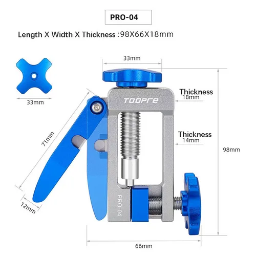 Imagen 2 del producto Herramienta de instalación de aguja de líquido de frenos PRO03/04/05 para inserción de cinco cables de cárter de aceite y herramientas de corte de tubos de aceite para bicicleta
