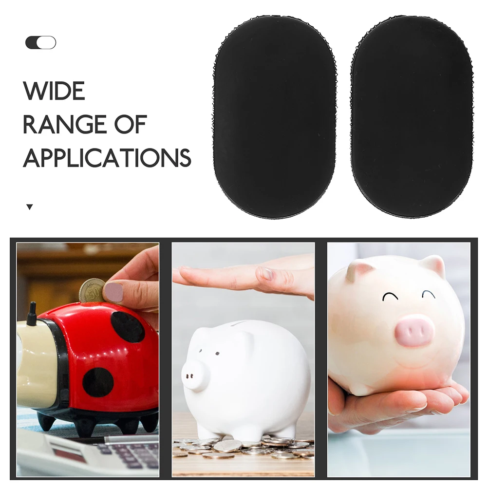 

10 Pcs Piggy Bank Silicone Plug Rubber Stoppers Automatic Plugs Round Cover Silica Gel Plaster Wall Child Plastic Bottom