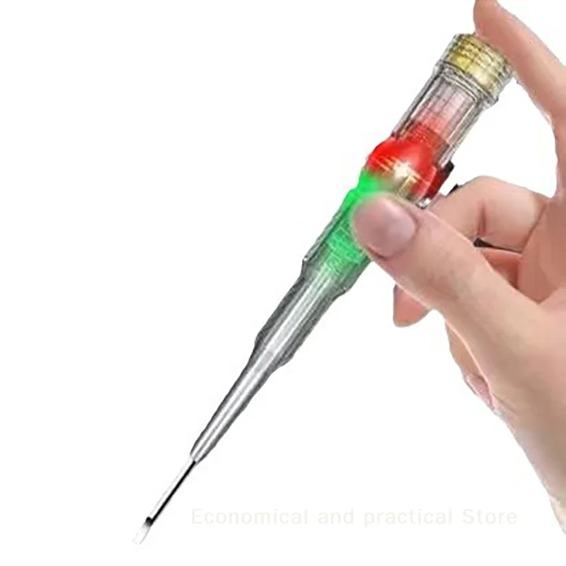 Test Pen Color Double Light Sensor Beep Alarm Electrician Test Broken Zero Fire Wire Detection Pen High Bright Electrician Pen