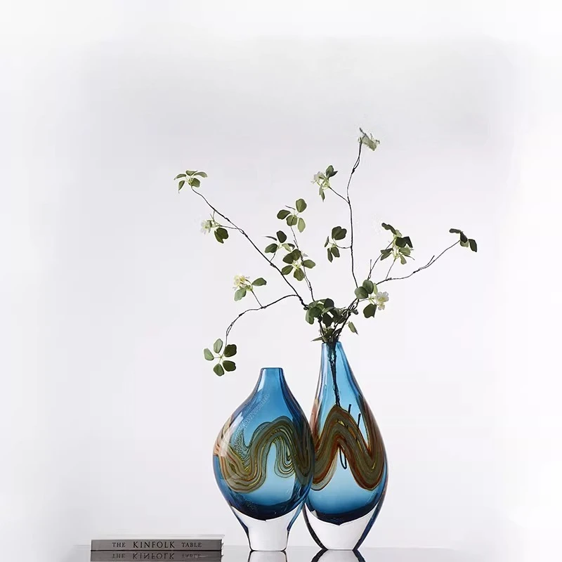 

Small-mouthed flower vase, glazed vase, home gift appreciation bottle