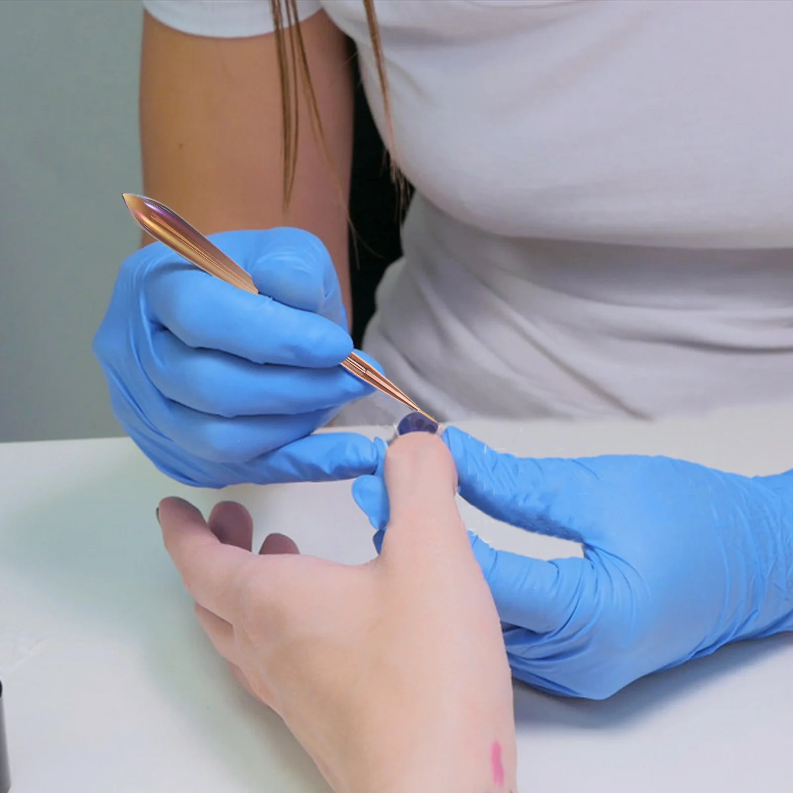 4 قطعة مسمار الفن الكتابة على الجدران مجموعة أقلام أقلام ملونة معدنية شريطية فرش رقيقة التفاصيل أدوات الرسم الدقيقة DIY بها بنفسك المهنية