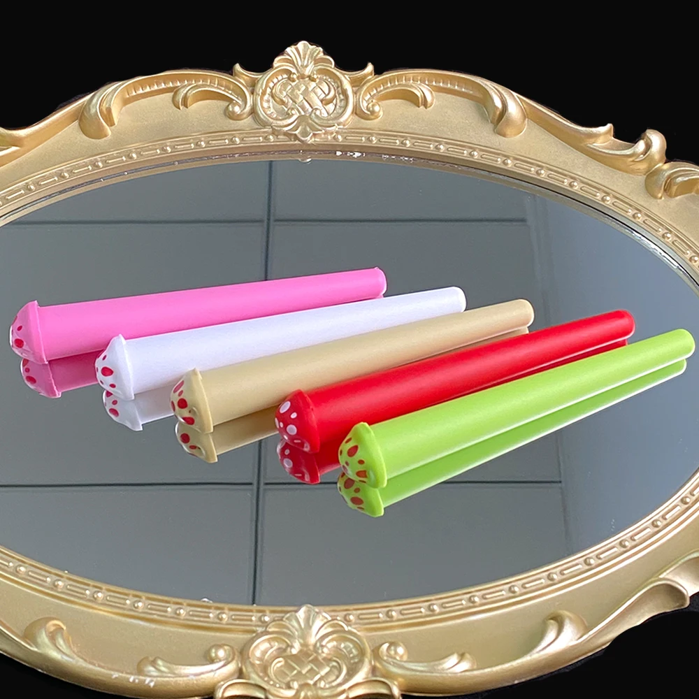 5pcs King Size Plastic Tube Waterproof Pill Box Mushroom cap Cigarette Paper Sealed Container Storage Holder Home Accessories - view 6