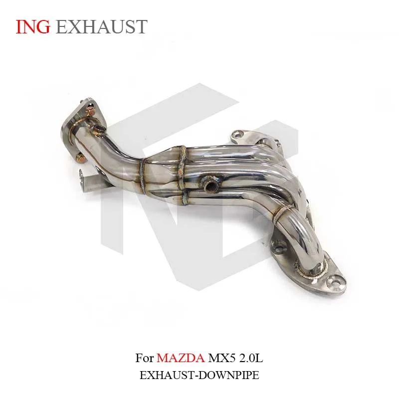 ING Release Engine Power Converter SS304 Branch Tube for Mazda MAZDA MX5 2.0L Manifold Modify Header Exhaust System - Image 2
