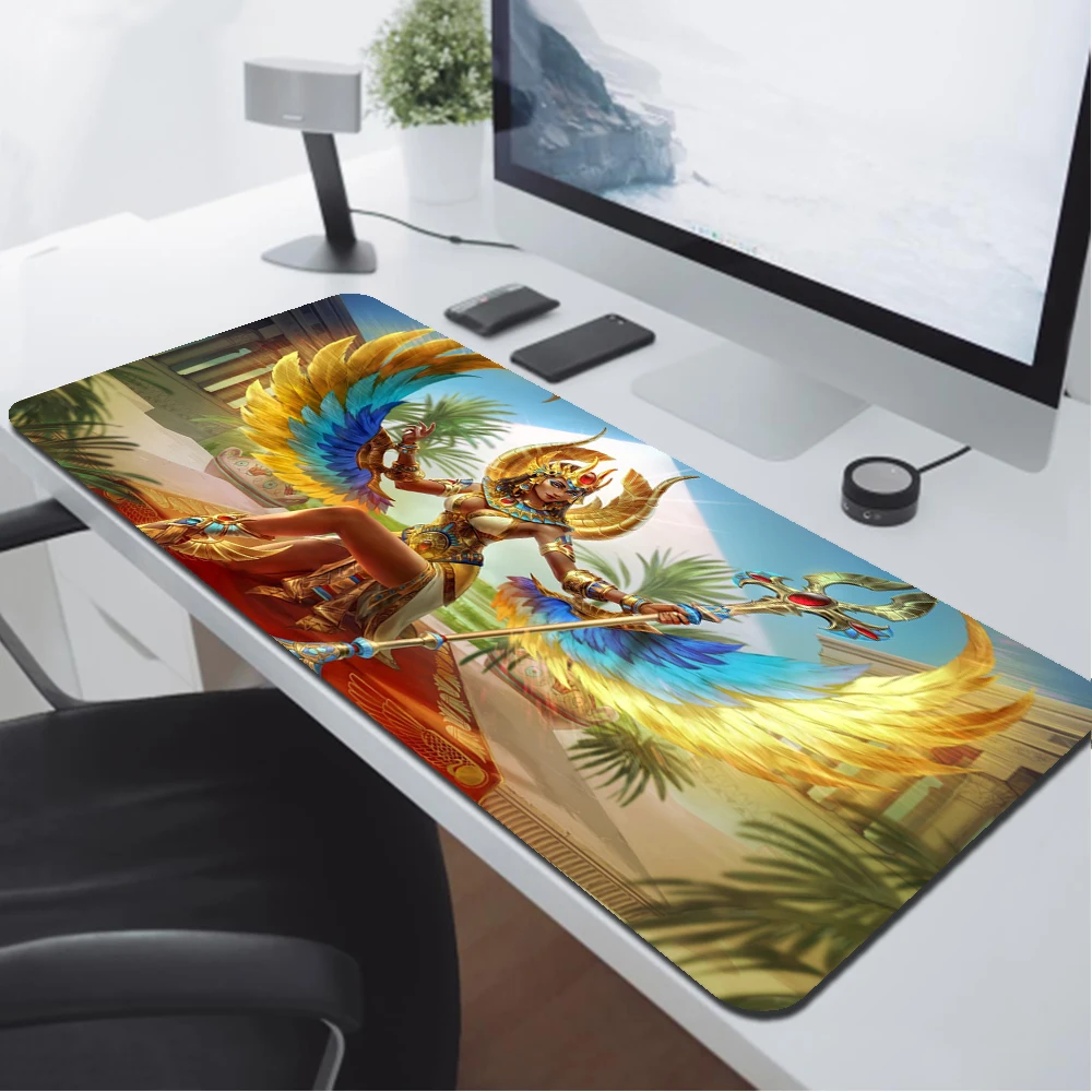 Full Gamer Pc Gaming Accessories Smite Custom Mouse Pad Anime Sexy Mausepad Computer Big Non-slip Mat Mousepepad Csgo Mousepad