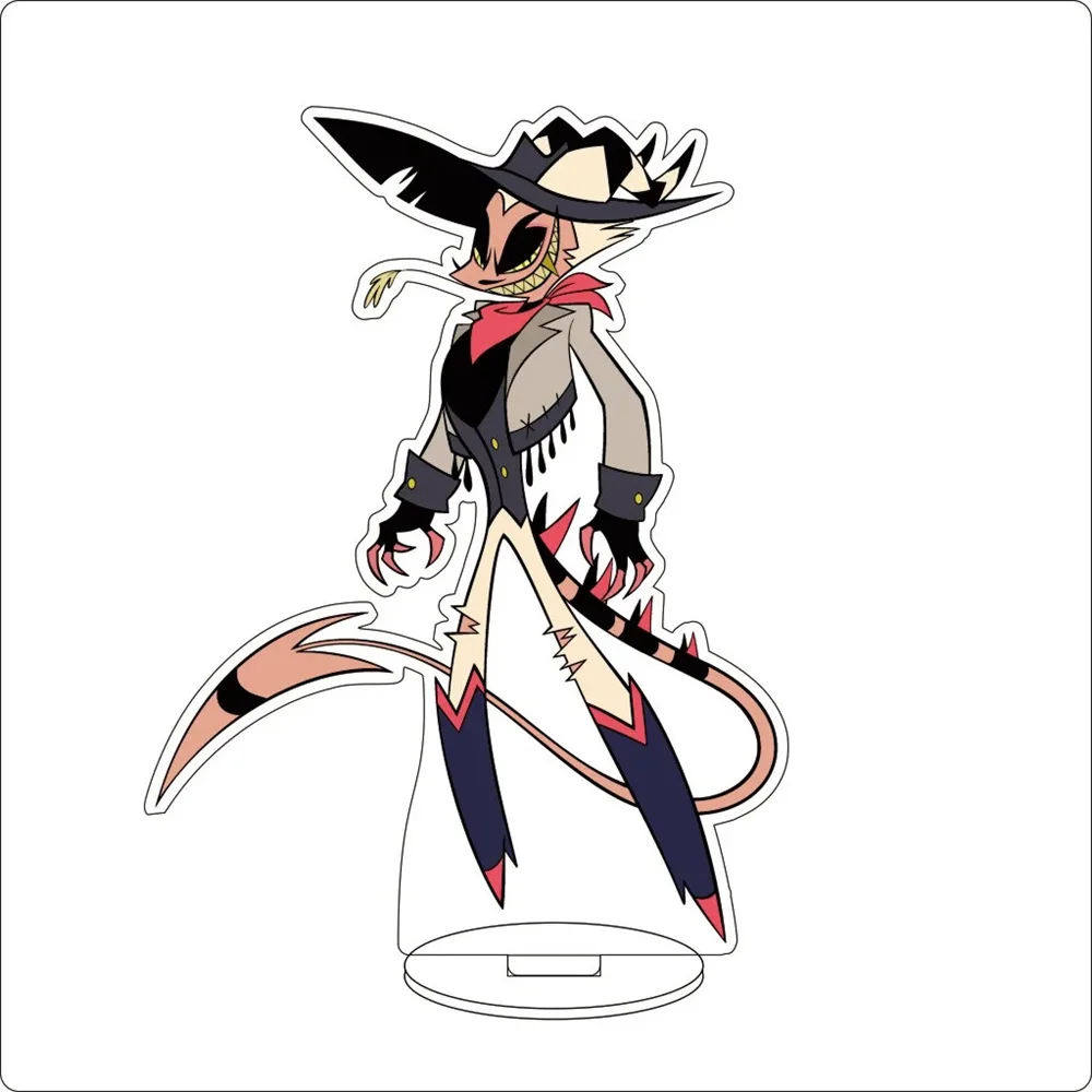 15 سنتيمتر أنيمي تأثيري الاكريليك حامل الحلي Alastor السير Pentious آدم طرد الأرواح الشكل حامل هدايا عيد الميلاد