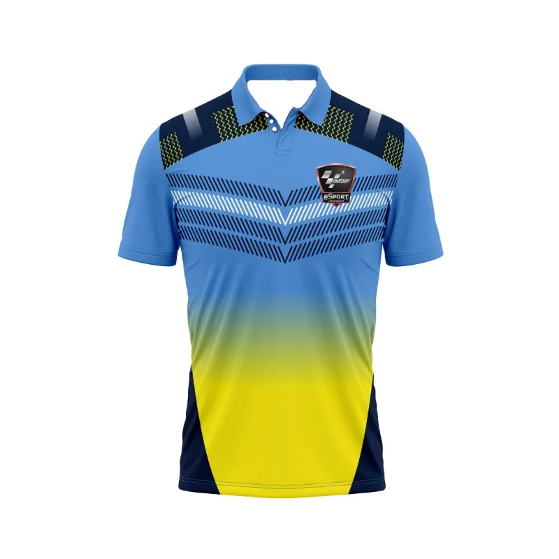 

Summer Men's Motorcycle Riding 3D Printed Quick Drying T-shirt, Short Sleeved Sports Shirt, Fashionable Football Polo Shirt