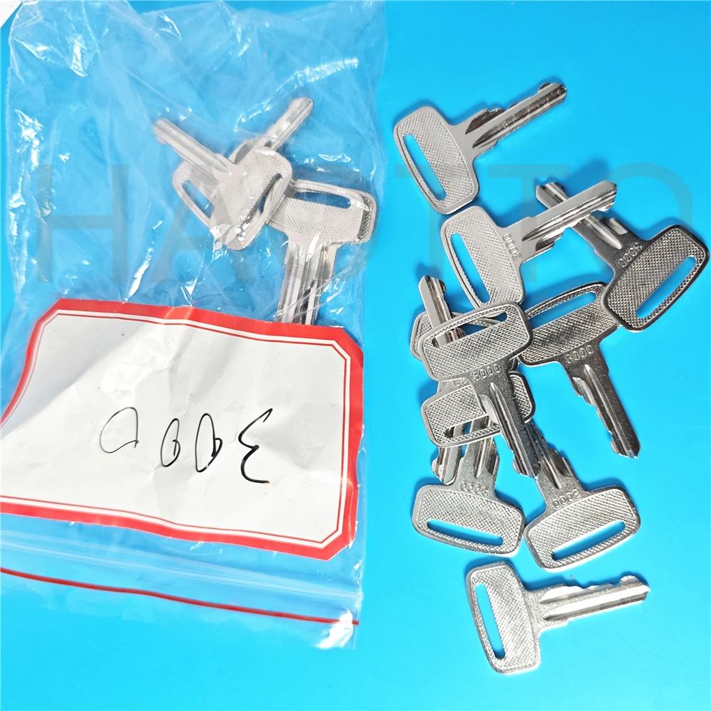 

10pcs Lift key high-altitude working shear forklift 8R1 power 3000 XCMG 9901 455 4241A Power 118 key keys with cap