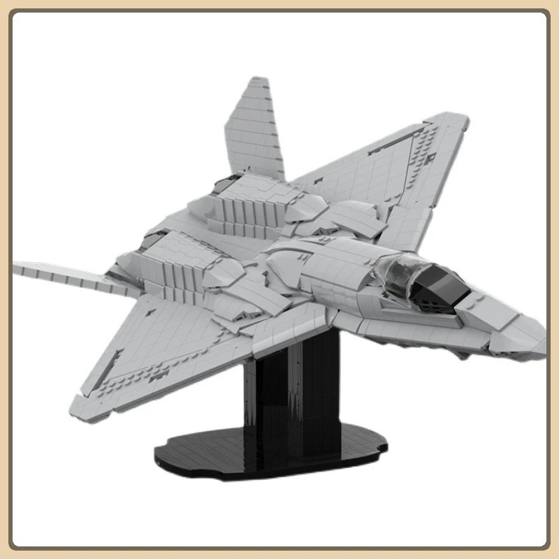 

MOC-41847 Building Blocks Lvjie 2 Stealth fighter YF-23 fighter Military model Creative Gift Puzzle Building blocks Set