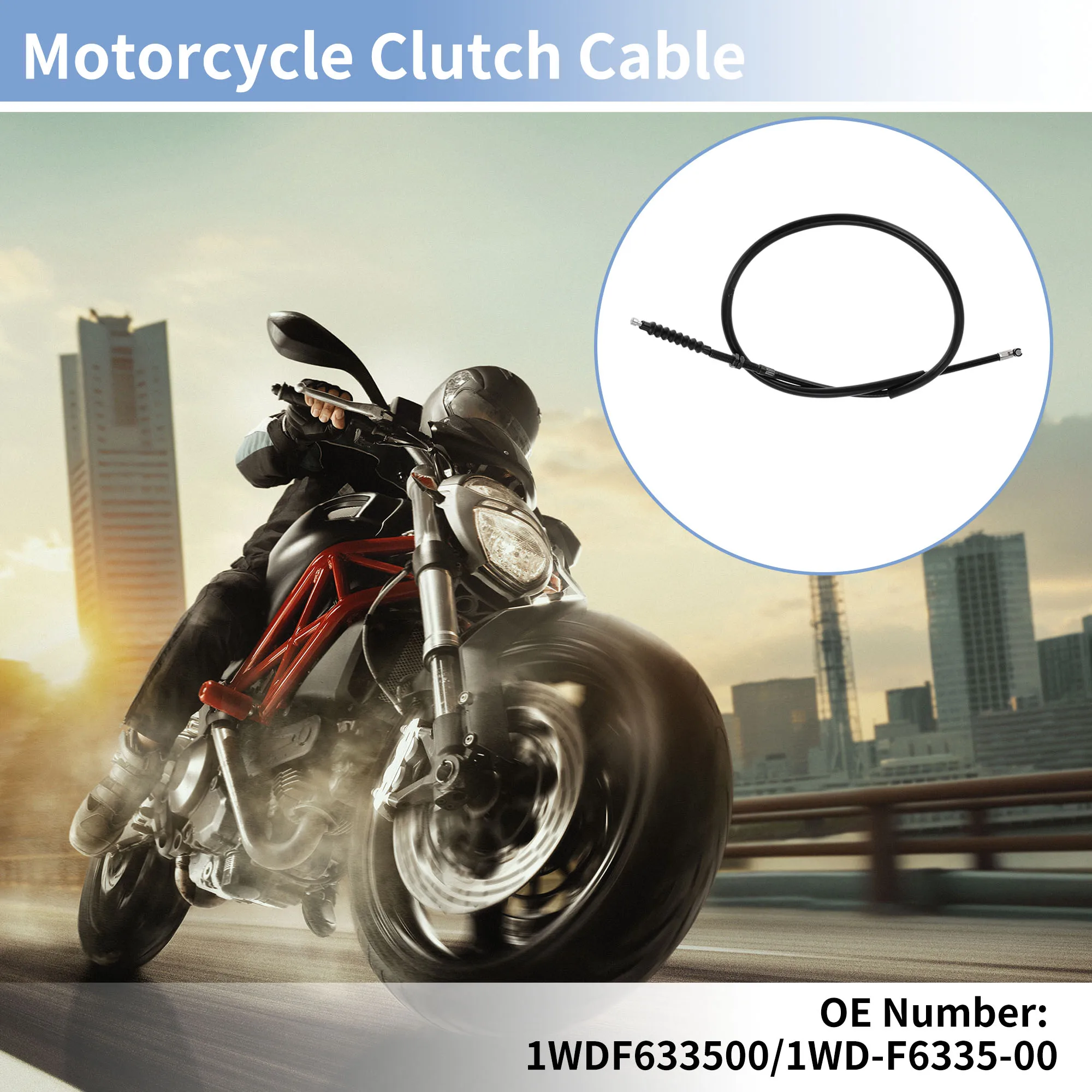 

Трос сцепления мотоцикла Motoforti Трос сцепления мотоцикла No 1 WDF633500 для Yamaha YZF-R3 2015-2021 1 шт.