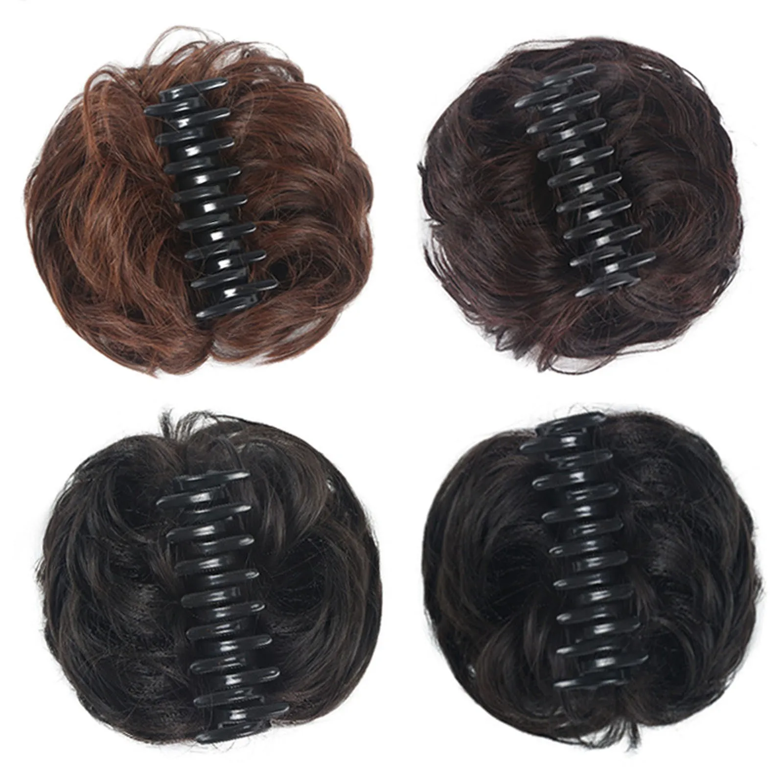 Messy Bun Easy Clip Wig female grasping Clip HairNatural Hair Curler suministros para fiestas recuerdos de boda juguete taba