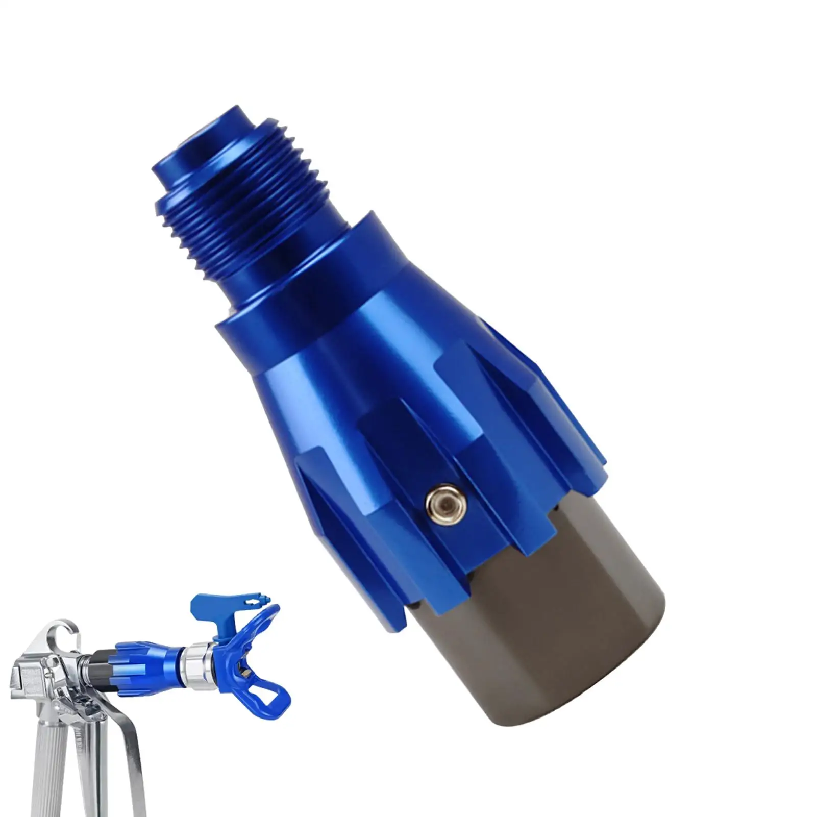 

Airless Sprayer Hose Swivel Joint Swivel Joint Connector 360 Degree Rotation Replacement Part For House Furniture Ceilings