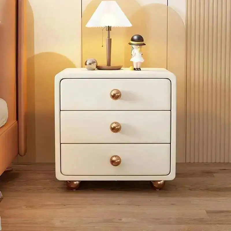 Furniture Minimalist Mesa Luxury Wood Nightstands Noche Storage Nordic Nightstand Bedroom De Modern Garden Home Sets Bedside
