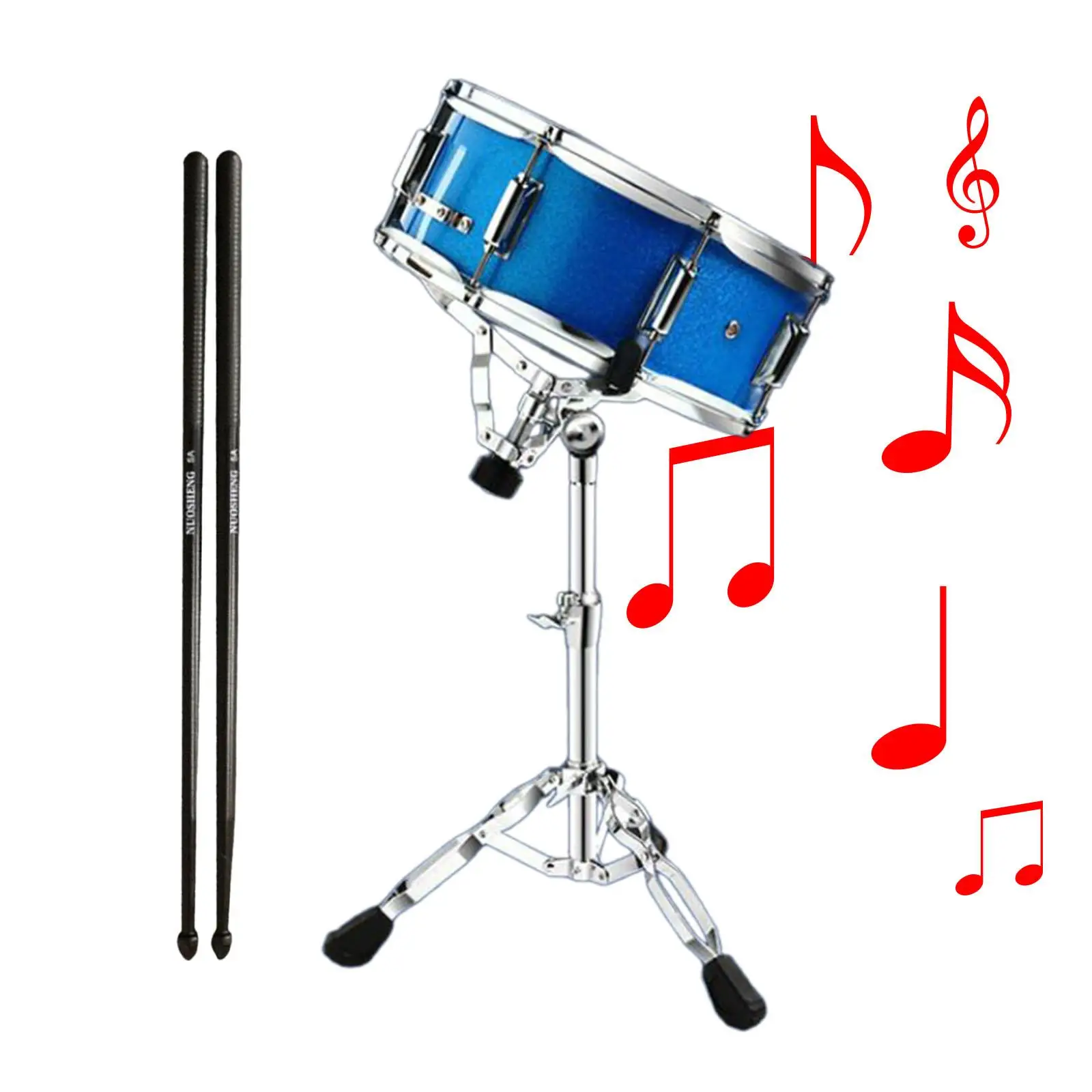 

Snare Drum Stand Drum Bracket Double Braced Tripod for Studio Practice Stage