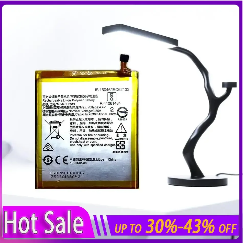 HE319 Mobile Phone Battery Fast Charging High-Efficiency For Nokia 3 Nokia3 TA-1020 TA-1028 TA-1032 TA-1038 2630Mah