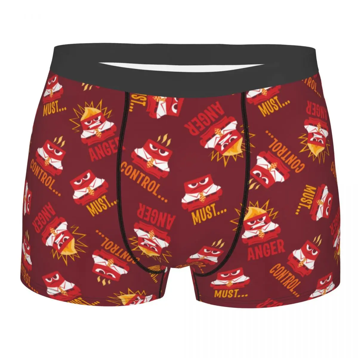 

Мужские трусы-боксеры с принтом манги, дышащие, классические, мягкие, удобные, для мужчин.