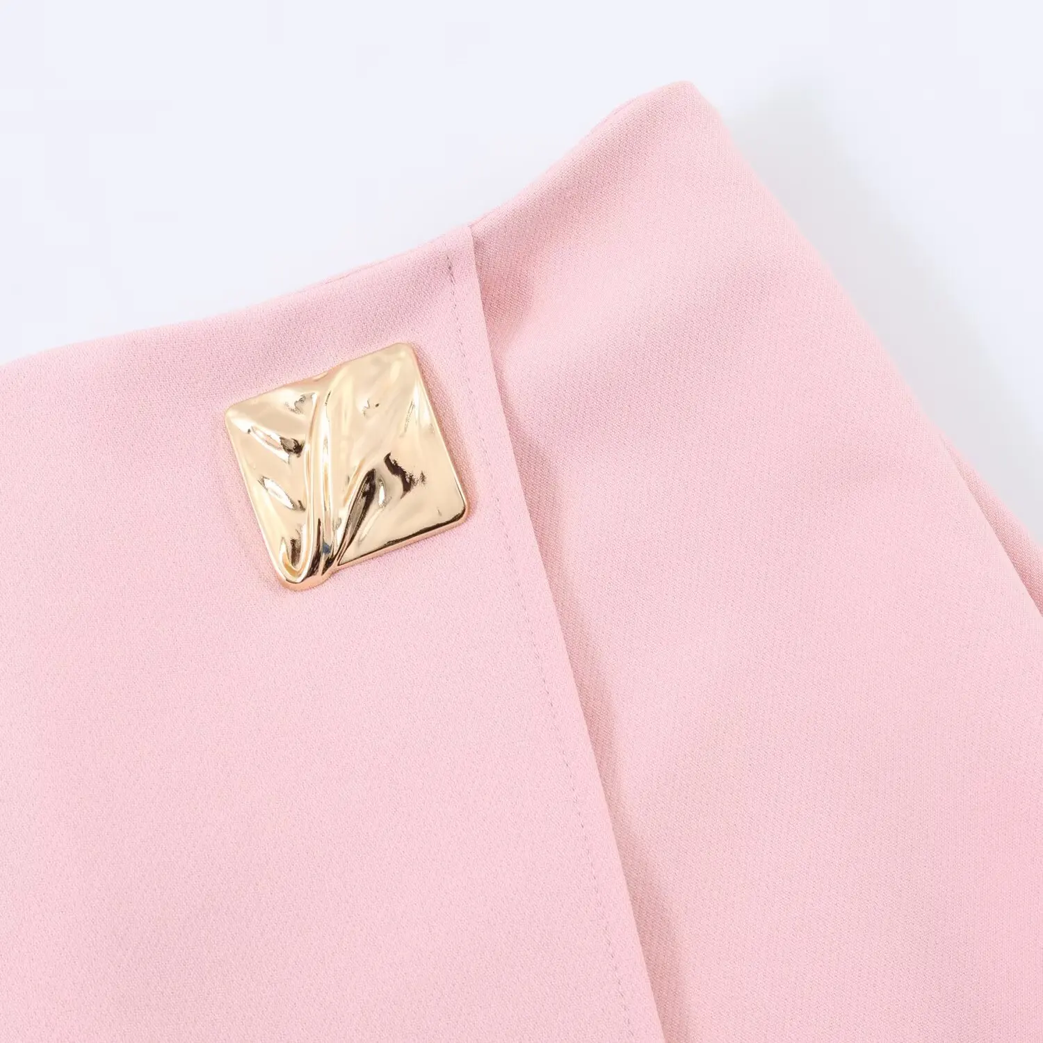KASLEAD New Women's Fashion Asymmetric Patchwork Skirt Pants Simple Matching 1971241 Casual Pants Natural Waist Polyester