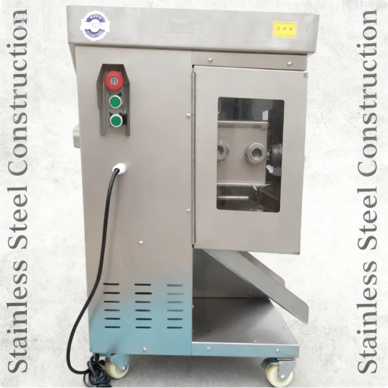 

Electric Meat Slicer Cutter Commercial Home Stainless Cutting Grinder Automatic Food Chopper Chipper