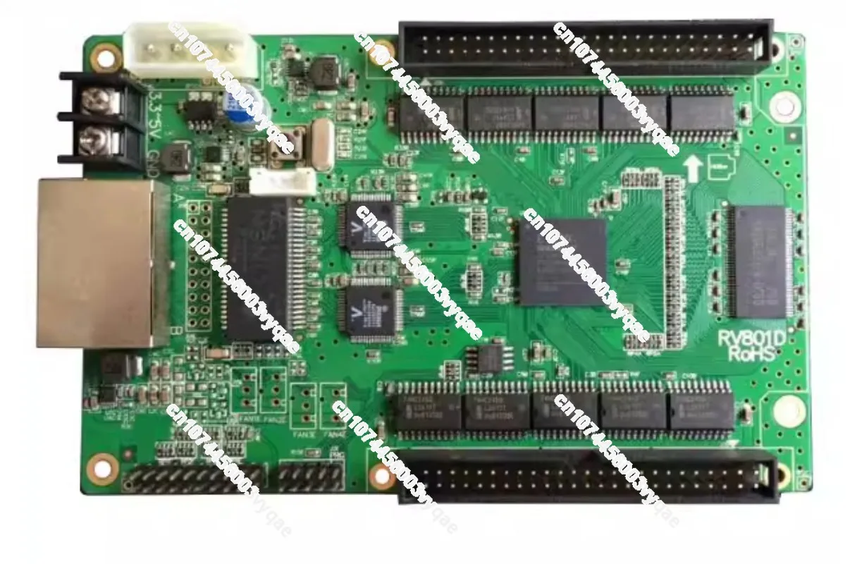 RV801D LED Display Receiving Card Synchronous Control Card Compatible with LVP915 LVP915S LED Screen Splicer