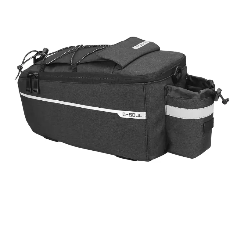 13L Bicycle Carrier Bag Bike Rear Basket Waterproof Pannier Trunk Bags Back Rack Rear Seat Bag Cycling Luggage Shoulder Handbag