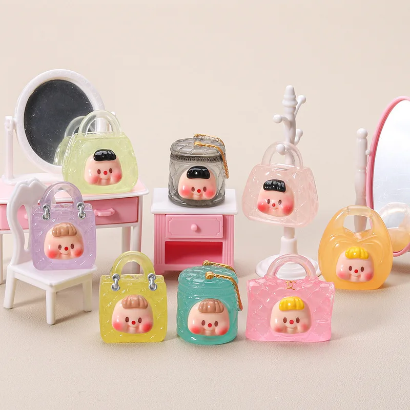 Luminous Bag, Three-Dimensional Keychain, Pendant, Small Ornament, Figurine, Handicraft, Diy Resin Accessory Decoration