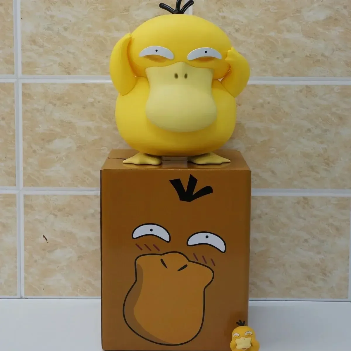 1:1 Pokemon Psyduck  Anime Figure Model 37cm Dolls Figurine Oversized Decor Fun Toys Cartoon Collectible Children Boy Toys Gift