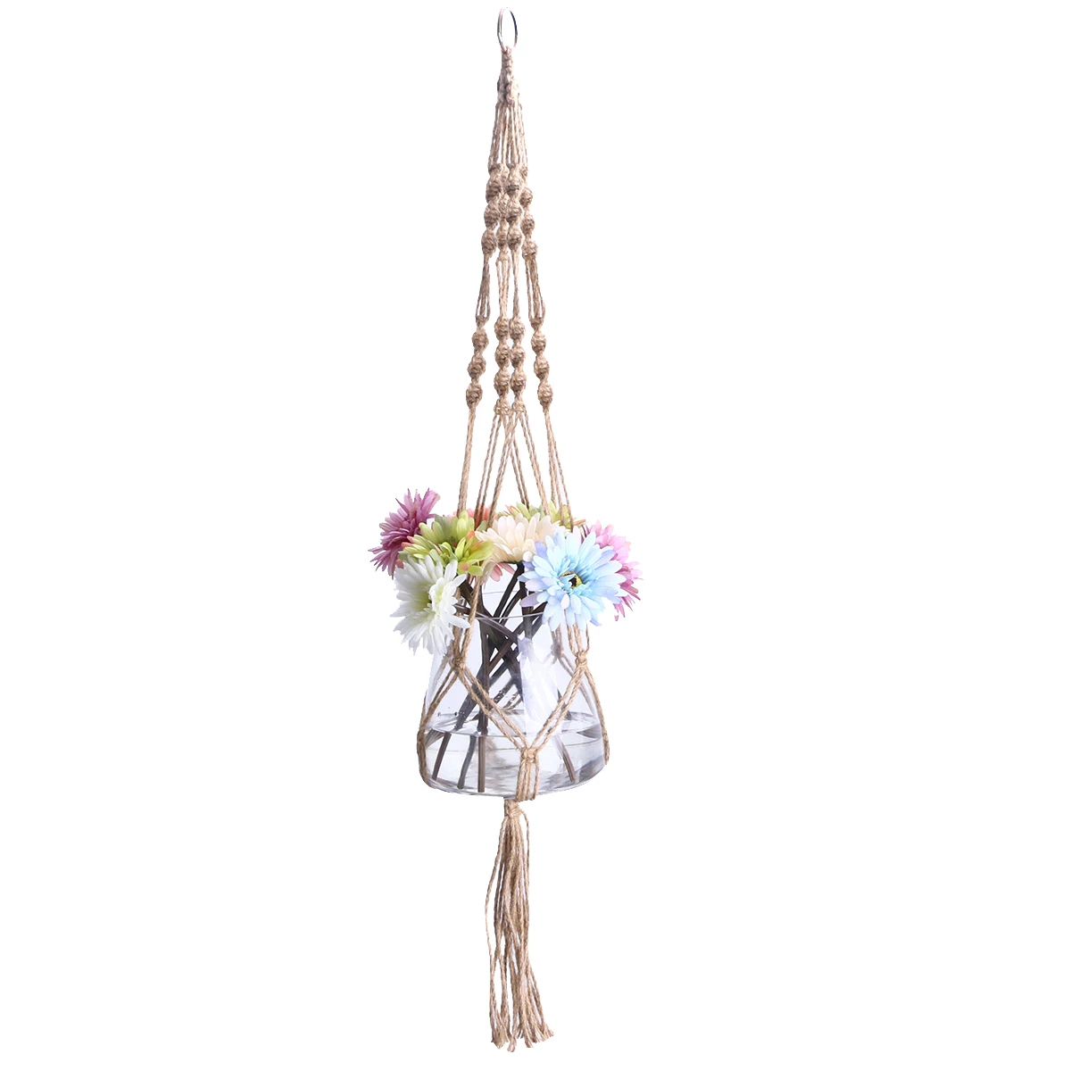 

Cotton Rope Plant Hanger Indoor Outdoor Wall Hanging Planter For Pots Strong Durable Planter Hanging Rope Wall