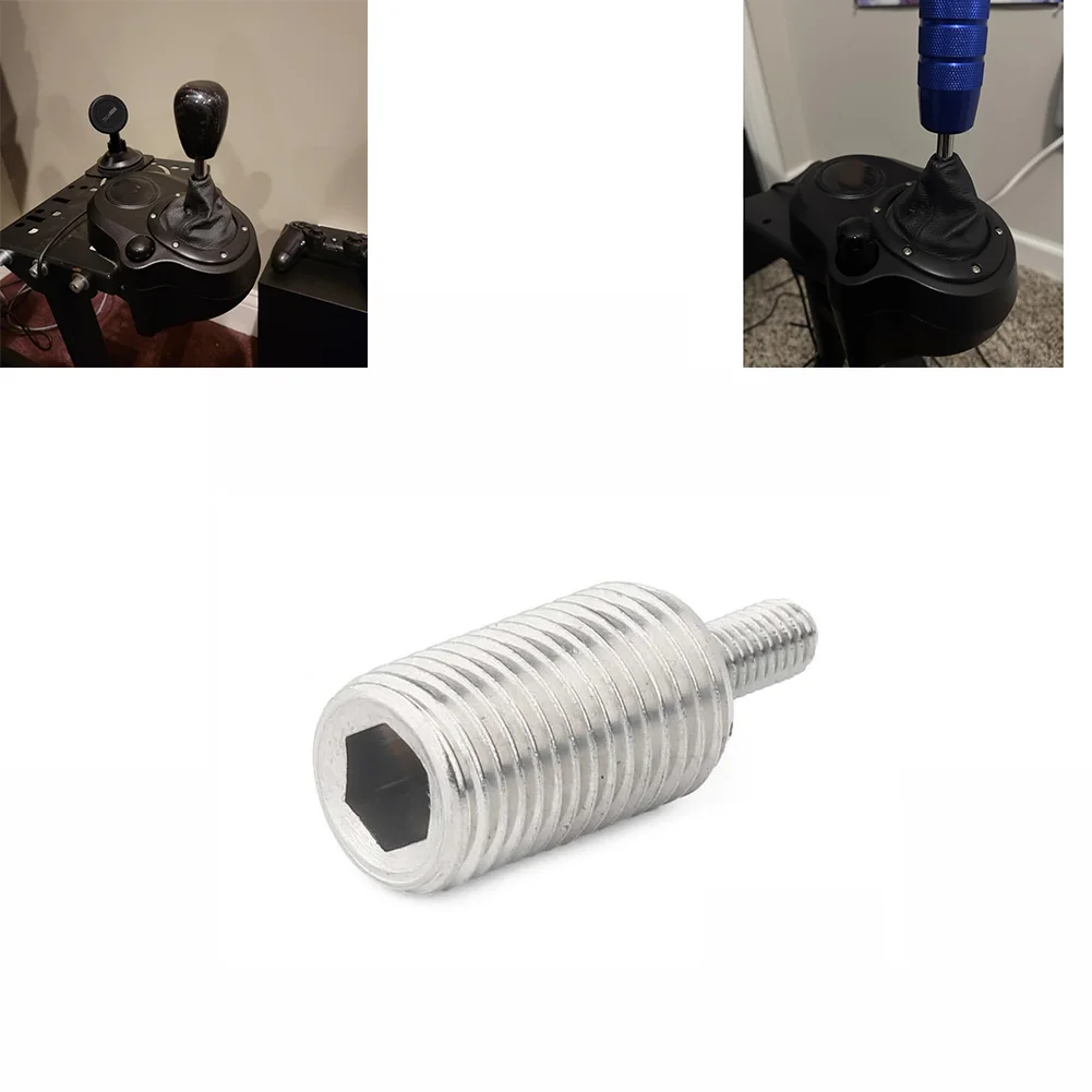 Racing Accessory Gear Shifter Adapter Precision Threading Secure Stable Connection Compact Design Easy Installation