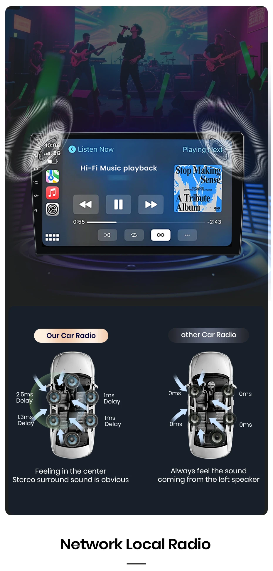 Autoradio für Nissan Qashqai J10 2006-2013, kabelloses CarPlay & Android Auto, Subwoofer-Verstärker, intelligente Systeme, IPS/QLED-Touchscreen, Kamera, DSP, GPS-Navigation, WiFi, DAB+, FM, DSP, BT, SWC, Plug & Play, 2 – Detail 14