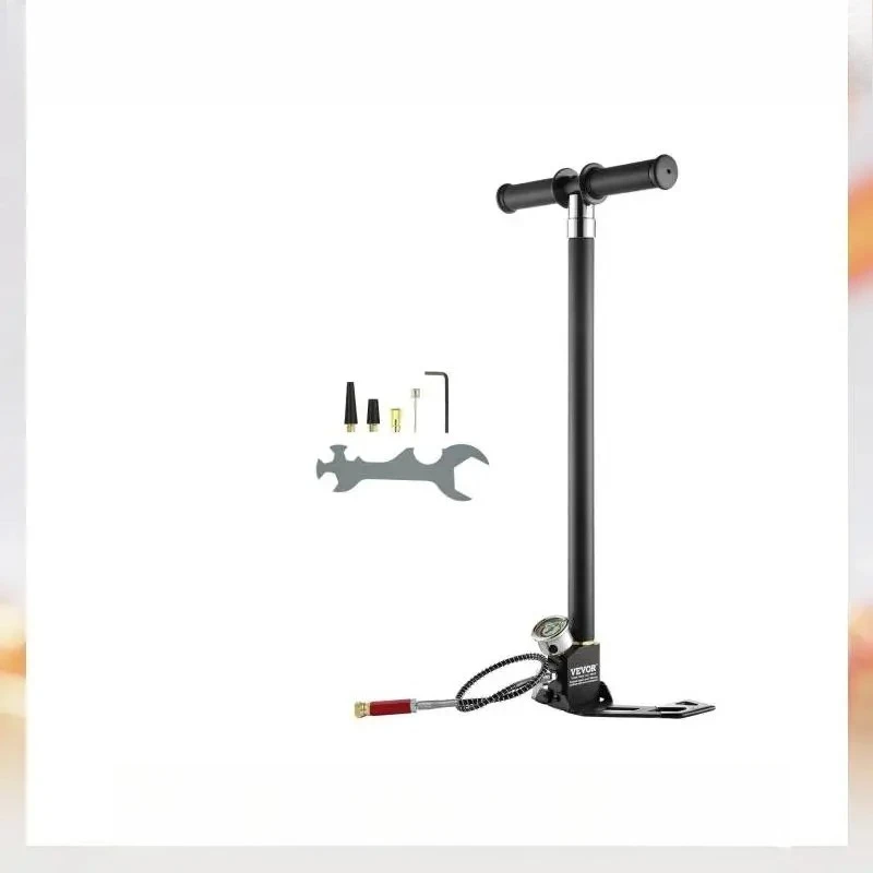 

PCP Hand Pump 4 Stage 30Mpa 4500PSI High Pressure PCP Air Rifle Filling Stirrup Pump for Airguns Paintball Filling Tire