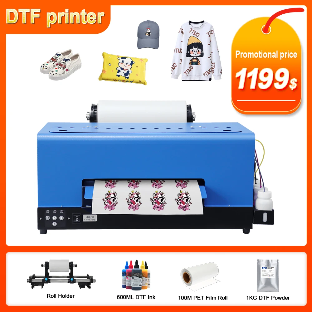 DTF Printer A3 DTF L805 Tshirt Printer DTF Direct Transfer Printer For PET Film Print T shirt Print A3 L805 DTF Transfer Printer