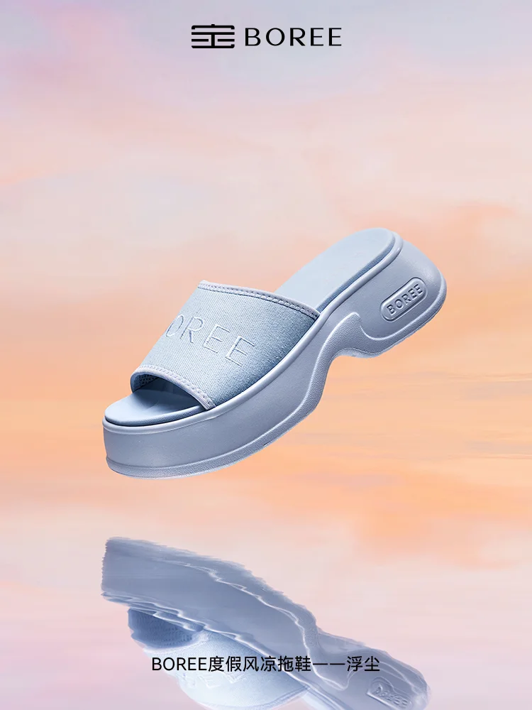 

High Heel EVA Soft Thick Soled Slippers Women's Summer Fashion Wear Slippers Home Home Sandals Women's Beach Slippers