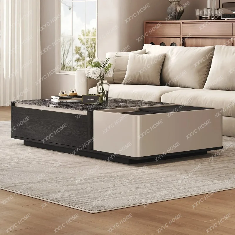 XX Modern simple coffee table storage storage table living room multi-functional rectangular tea table