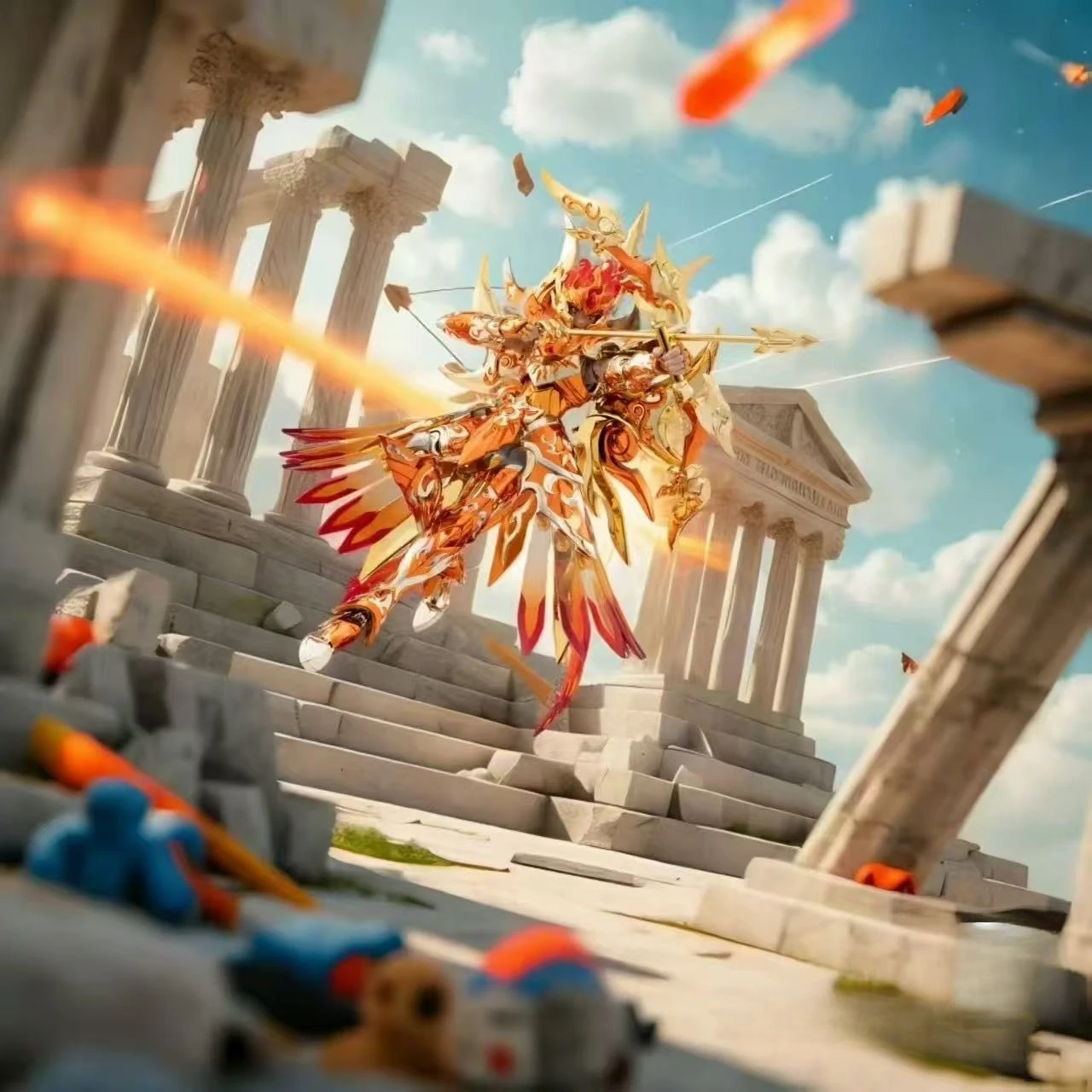 

В наличии Toypoint/TP Saint Seiya Myth Cloth EXM Apollo The Sun God SOG Totem Gold Knights of The Zodiac Модель Сборка игрушек