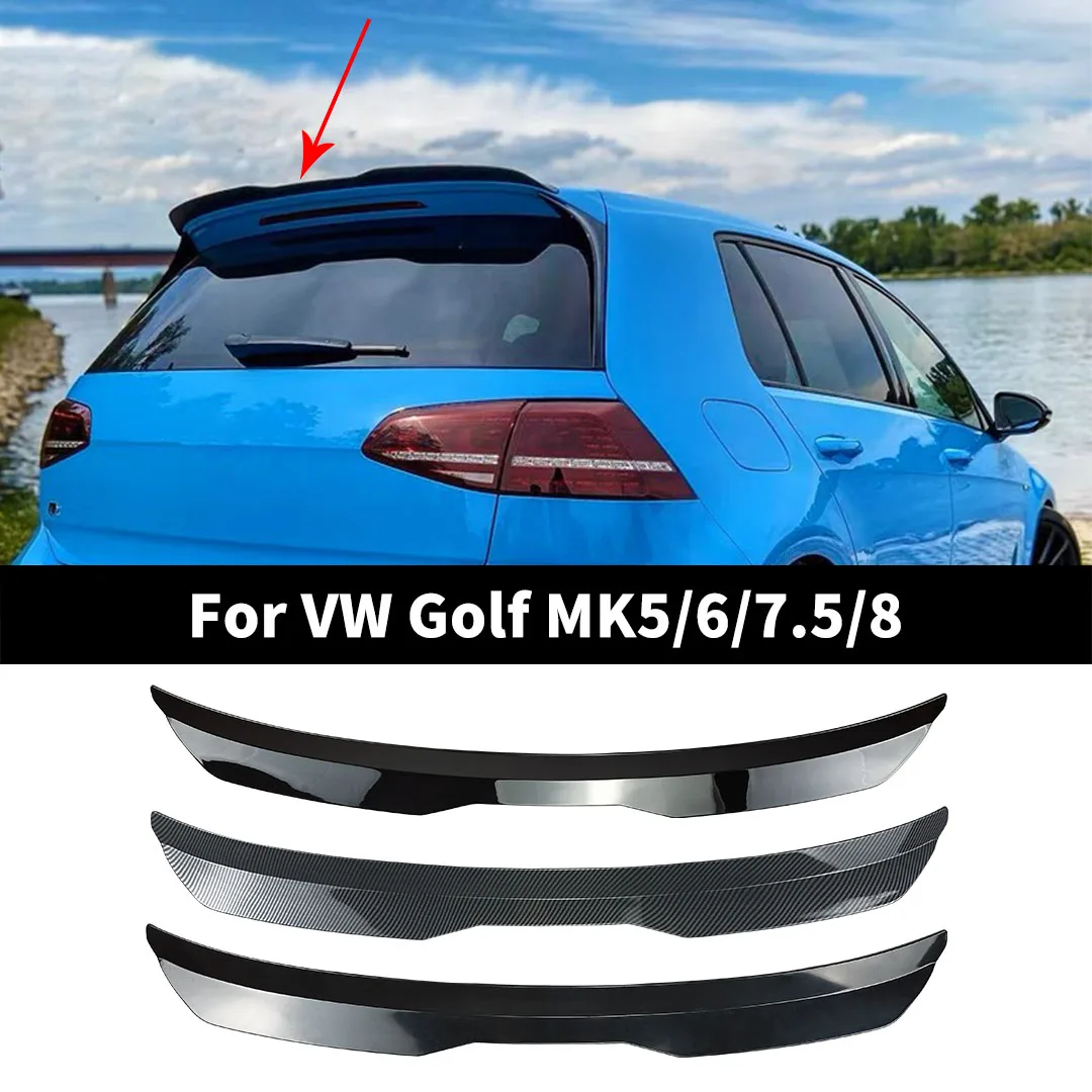 Alerón trasero de techo, Deflector de aire, embellecedor de labio de arranque para VW Golf MK5 MK6 MK7 MK7.5 MK8, ajuste de cola, no para GTI/GTD/7 r-line