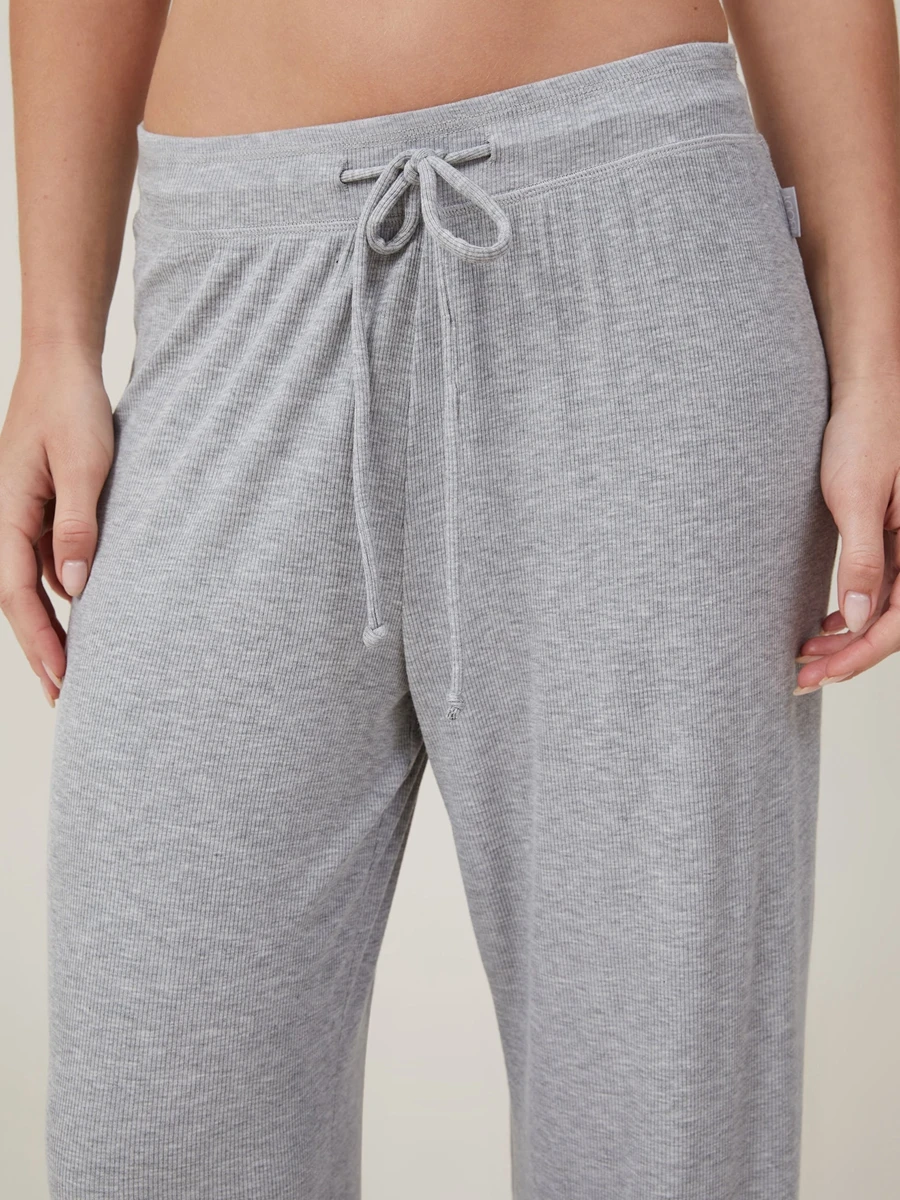 Pantalones de pijama informales cómodos para mujer, pantalones de Yoga de pierna ancha de cintura alta, pantalones de entrenamiento holgados con cordón