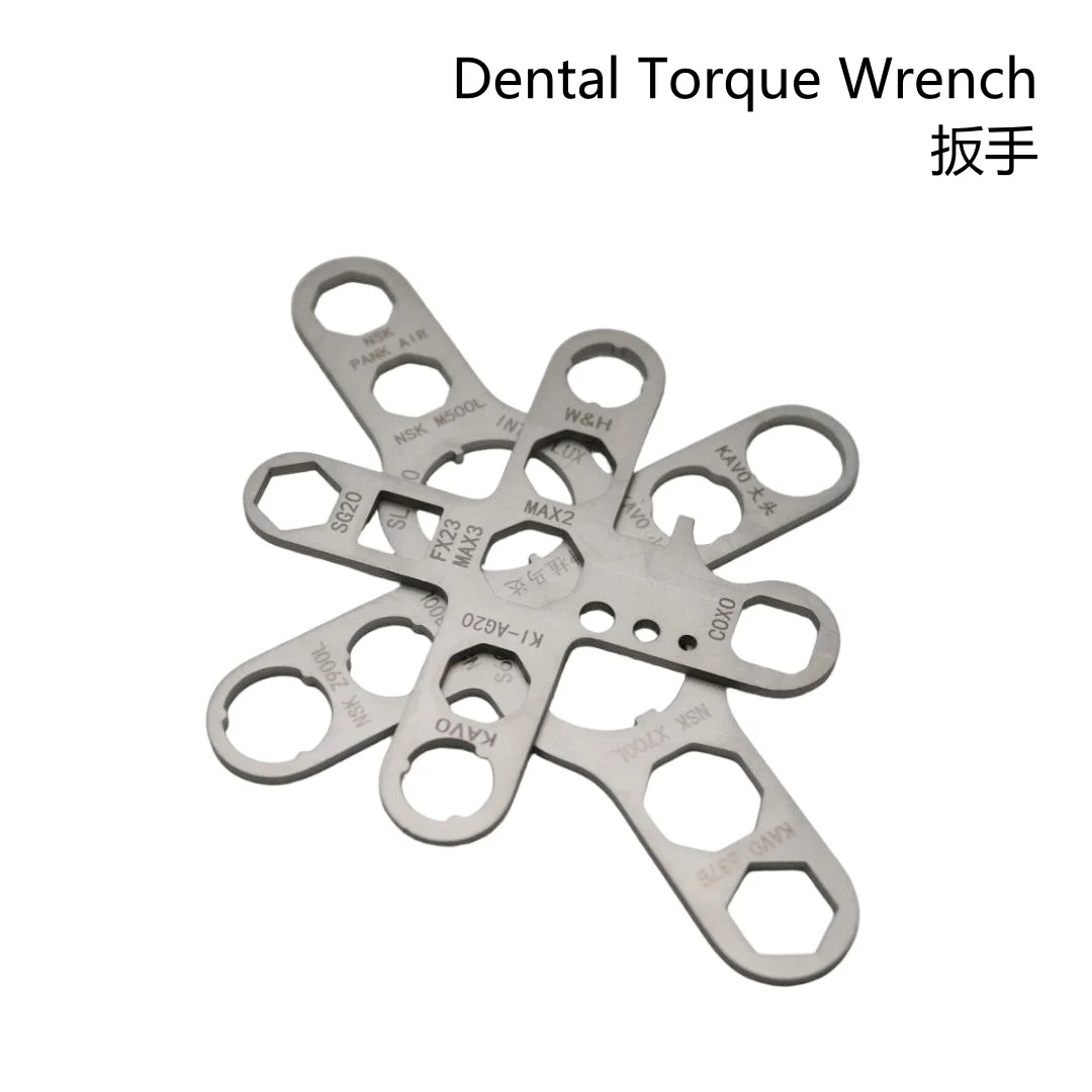 Dental High Speed Handpiece Accessories Turbine Remove Back Cover Wrench Dentist Torque Head Repair Tool Fit For W&H/NsK