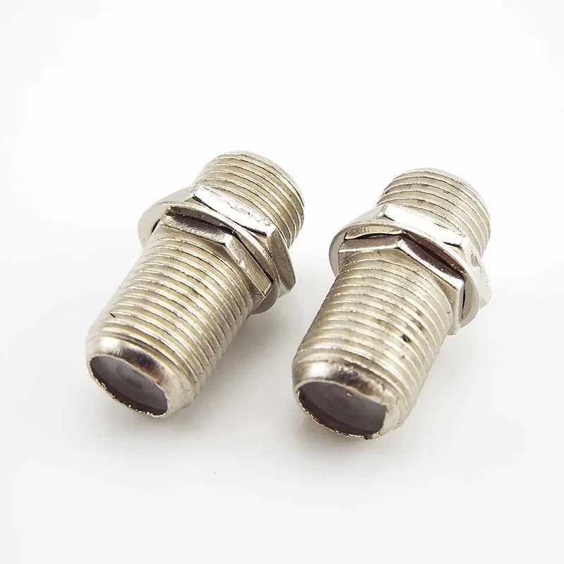 F-Type Adapter Coupler Connector Female F/F Jack RG6 Coax Coaxial Cable SMA RF Coax Connector Plug D5