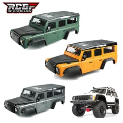 RCGOFOLLOW Hard Plastic 313mm 12.3in Wheelbase D110 Defender Body Shell for 1/10 RC Crawler Car TRX4 Axial SCX10 90046