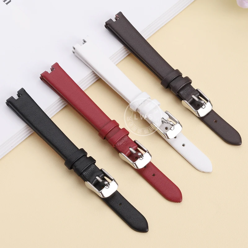 

For CIGA Design Women's Concave R Series Rose Watch 32/39.5mm Dial Leather Strap 12mm 16mm Red White Black Brown Watch band tool