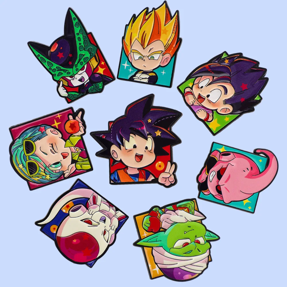 

Japanese Anime Enamel Pin Lapel Pins Badges on Backpack Women's Brooch Clothes Cool Dragon Jewelry Fashion Accessories Gift