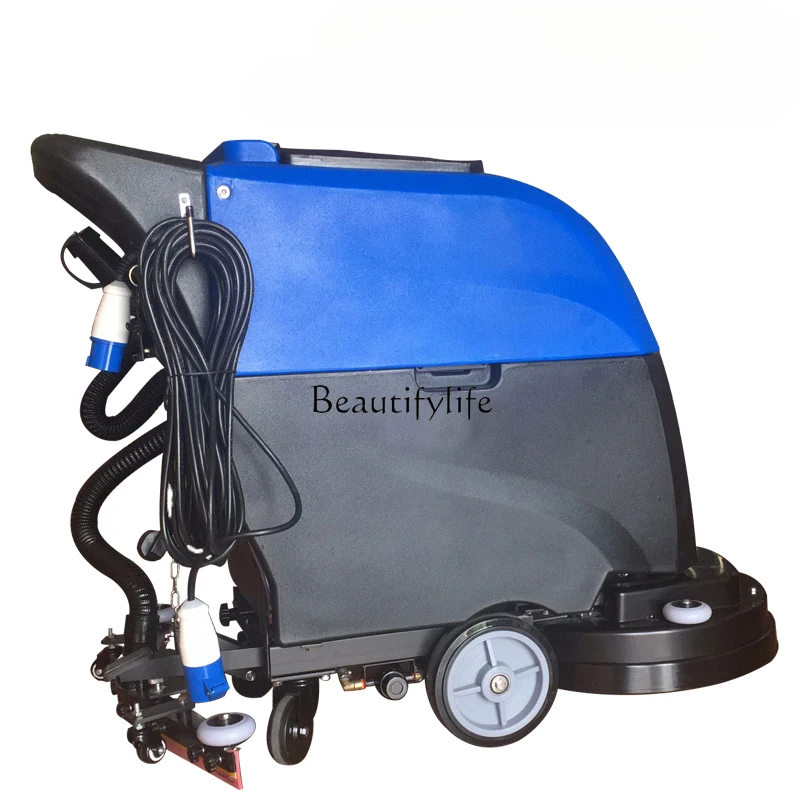 Full-Automatic Battery Washing Machine Hand Push Brush Mopping Machine Suction Cleaning Machine