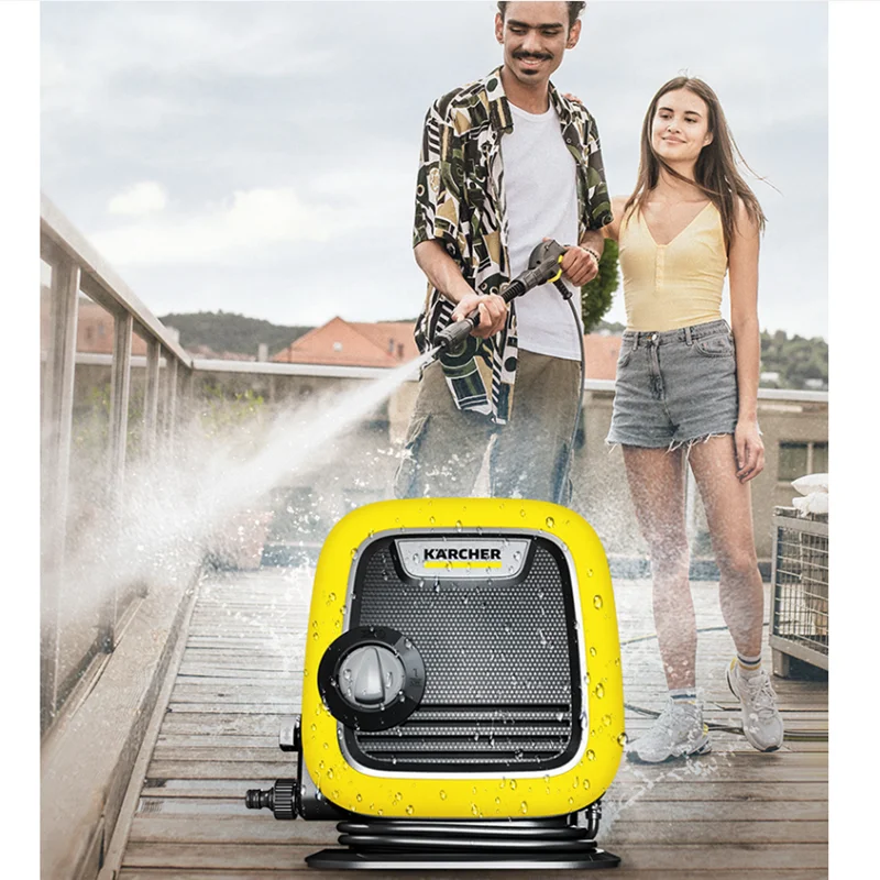 KARCHER Yard washer high pressure water gun strong scrubbing floor flushing yard home car wash machine K Mini steam automobile