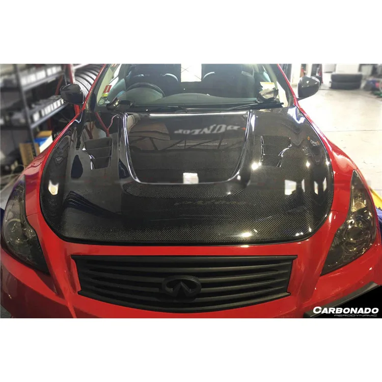 

Carbonado BSI Style FRP Hood bonnet ForInfiniti G37 Coupe Convertible